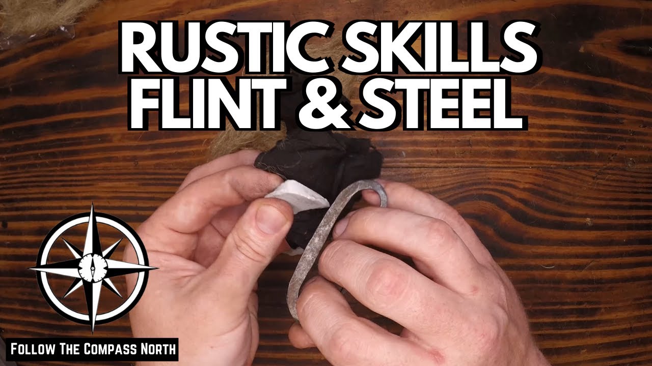 Starting a fire with ACTUAL flint and steel!