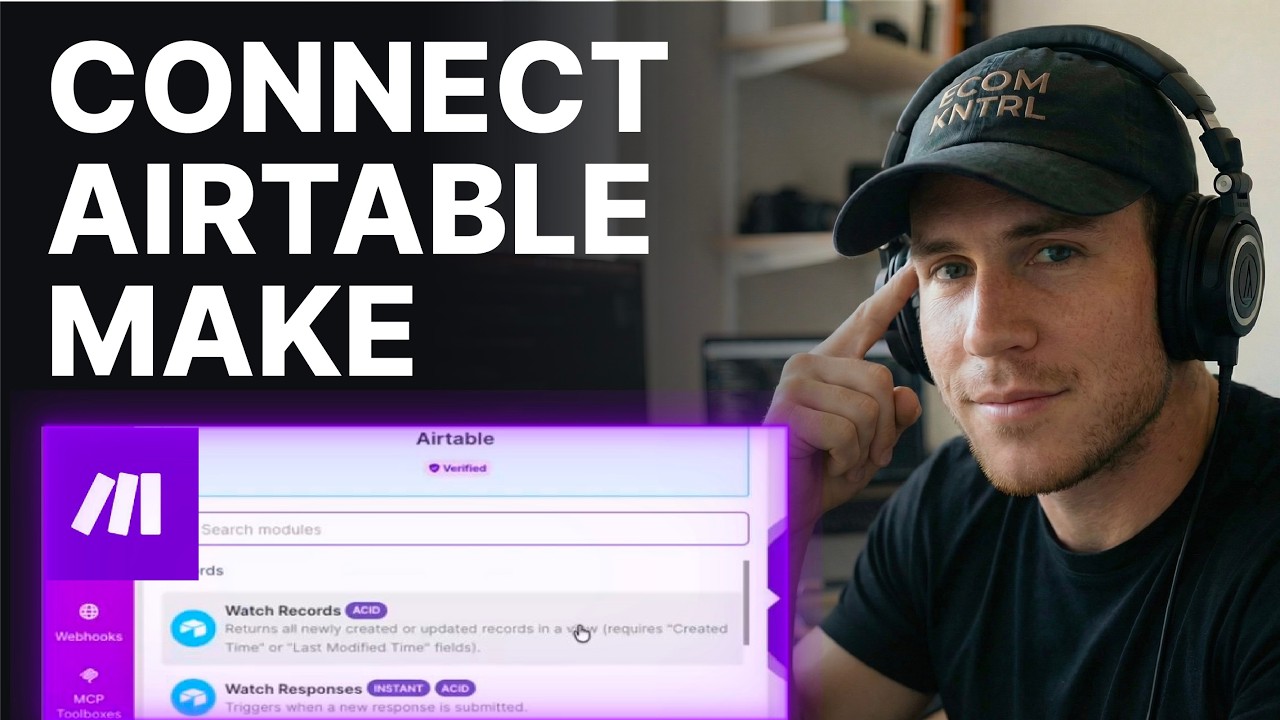 How To Connect Airtable To Make.com (2026) | API Integration