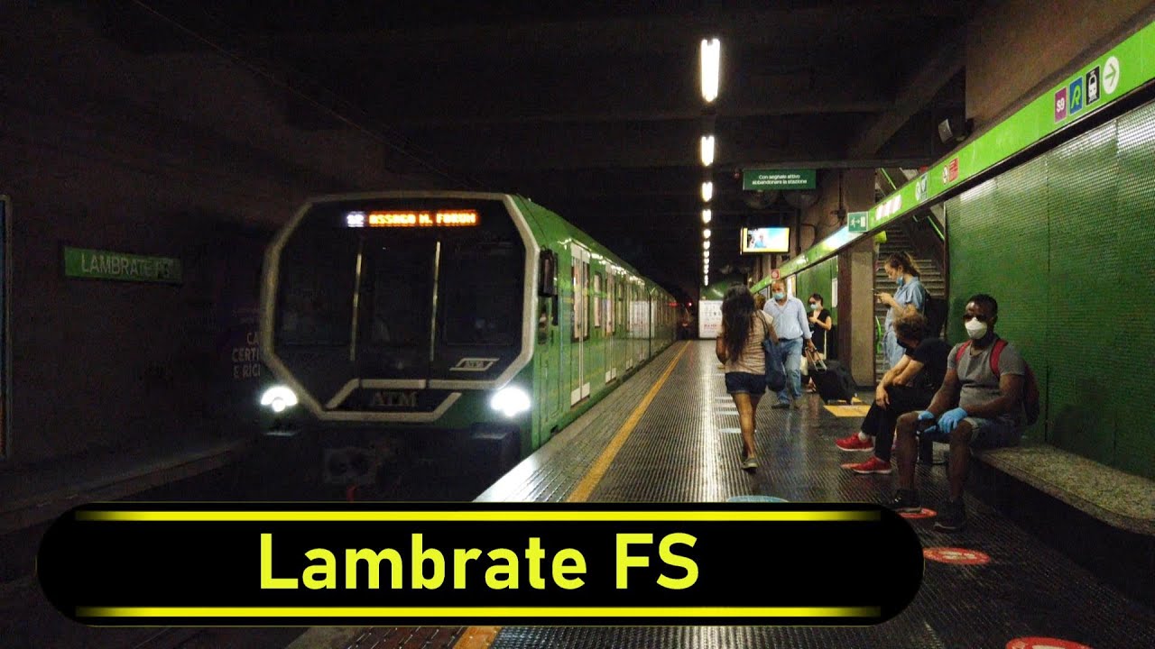 Metro Station Lambrate FS - Milan 🇮🇹 - Walkthrough 🚶