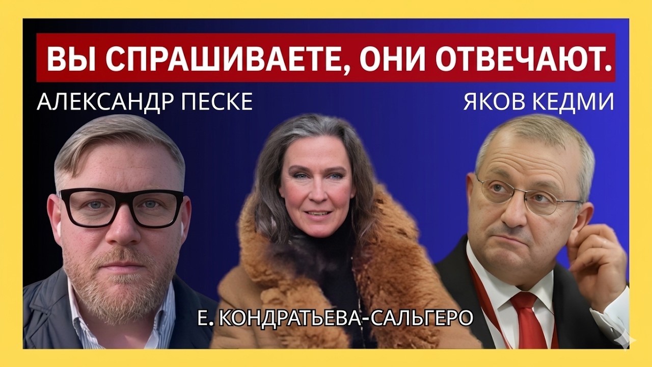 Ваши вопросы - их ответы: Спросите Кедми, Песке и Кондратьеву-Сальгеро!