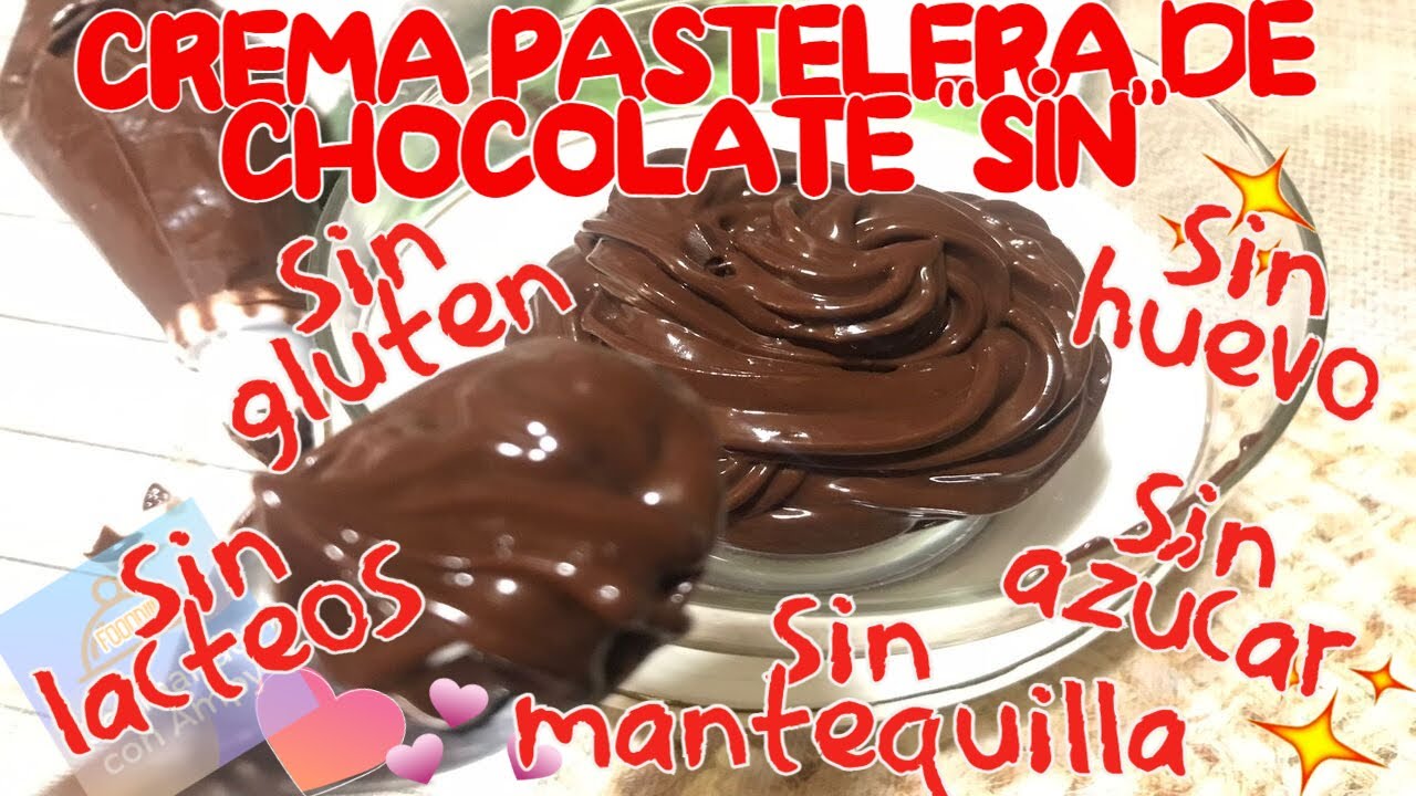 🍀CREMA PASTELERA DE CHOCOLATE 