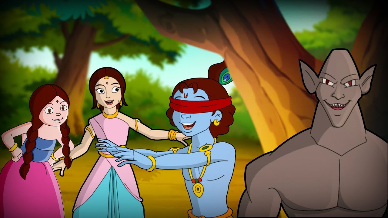 Krishna - Vyomasour Ka Jaal | funny cartoons for kids | Hindi cartoons for kids