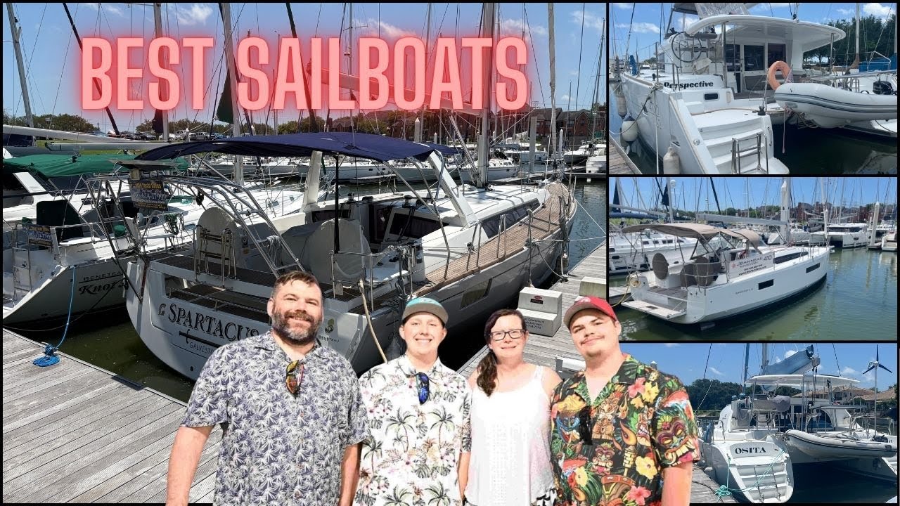 Sailboat Shopping in Texas! 48ft Beneteau Oceanis vs Catamarans - Liveaboard Tour
