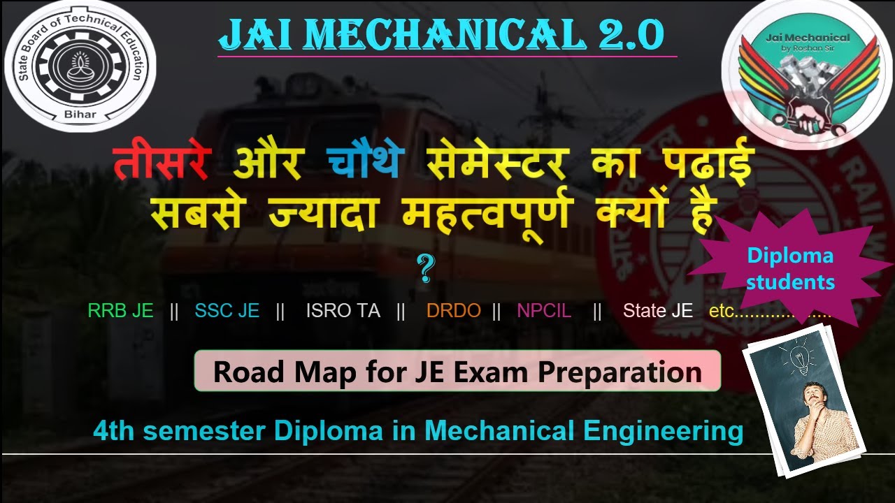 4th Semester Diploma in  ME || Road Map for JE Preparation || Jai Mechanical 2.0 || Gaurav Sir