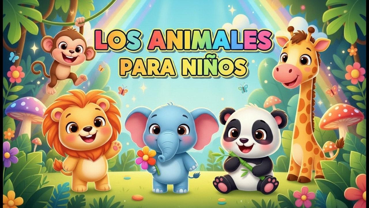 🔴 🐵🐯Los Animales 👧👦 | Aprende Jugando con Animales 🐸 🦁🦉🦊 ✨