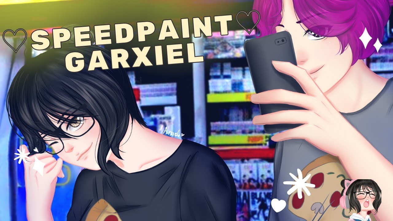 SPEEDPAINT ♡ CITA EN LA FRIKIPLAZA CON PIZZA G4 x Arxiel