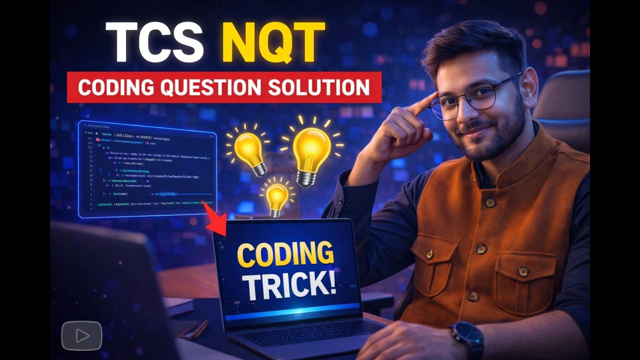 TCS NQT Previous Year Coding Question 🔥 | Easy Trick to Solve in 5 Minutes | Solve TCS Coding Round