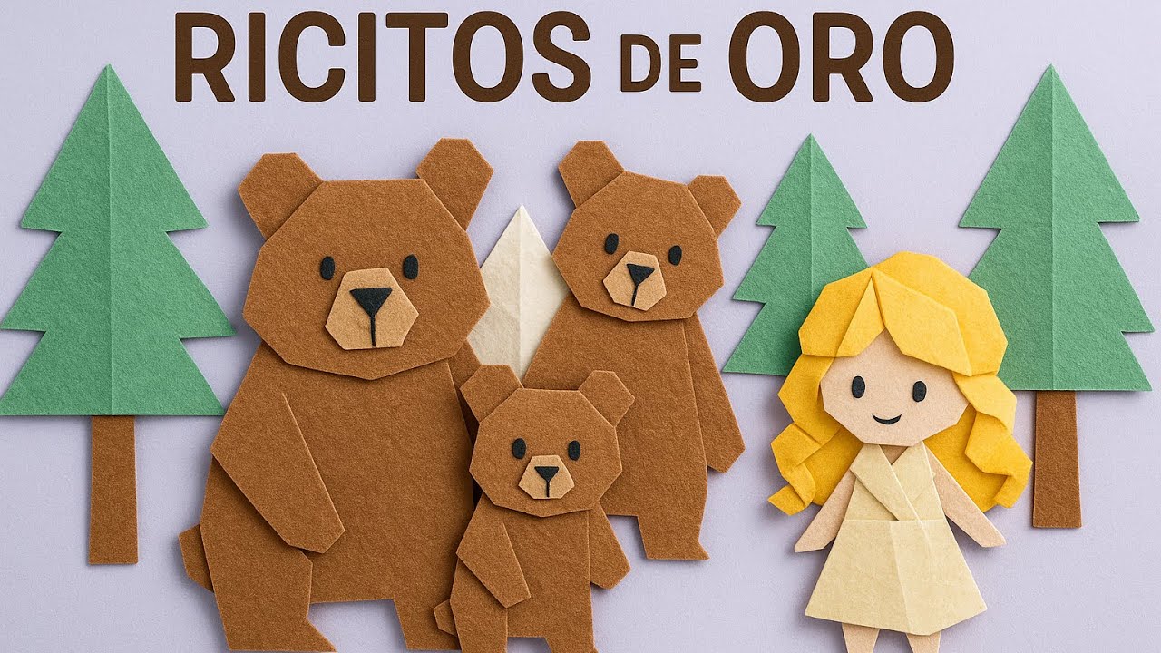 Ricitos de Oro | Cuento Zen para Dormir 🐻✨ | CuentOrigami