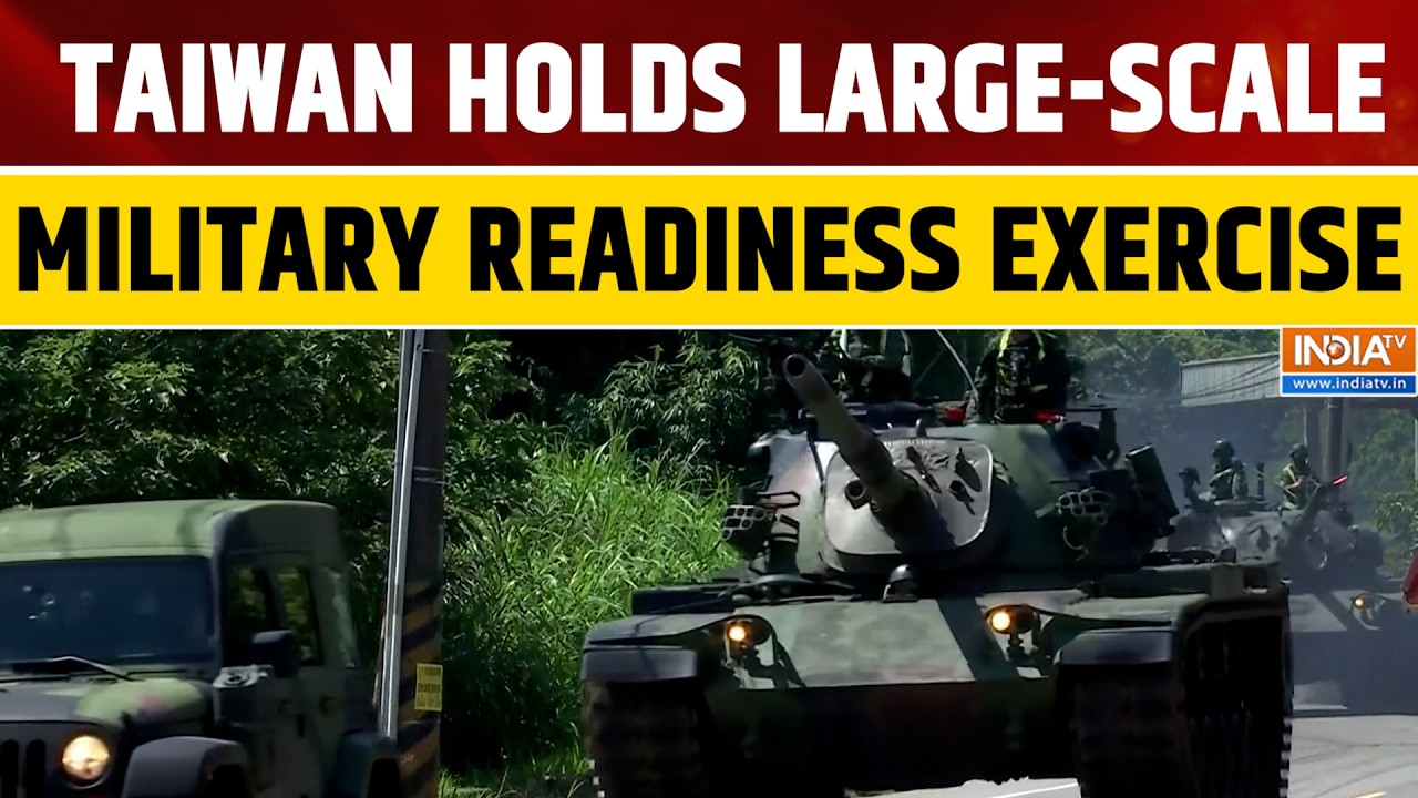 Taiwan Launches Five-Day Combat Readiness Drills Amid Rising China Pressure | World News