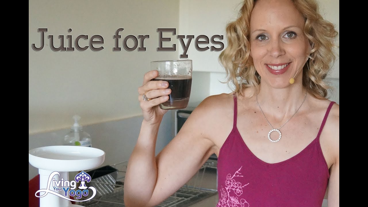 Juicing for eye health