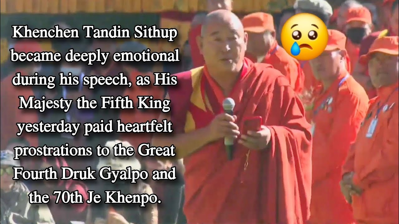 Khenchen Tandin Sithup’s Emotional Speech | Kalachakra Empowerment 
