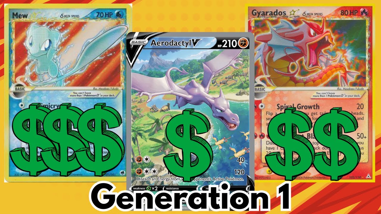 Most Expensive Pokemon Card National Dex!! (Part 1)