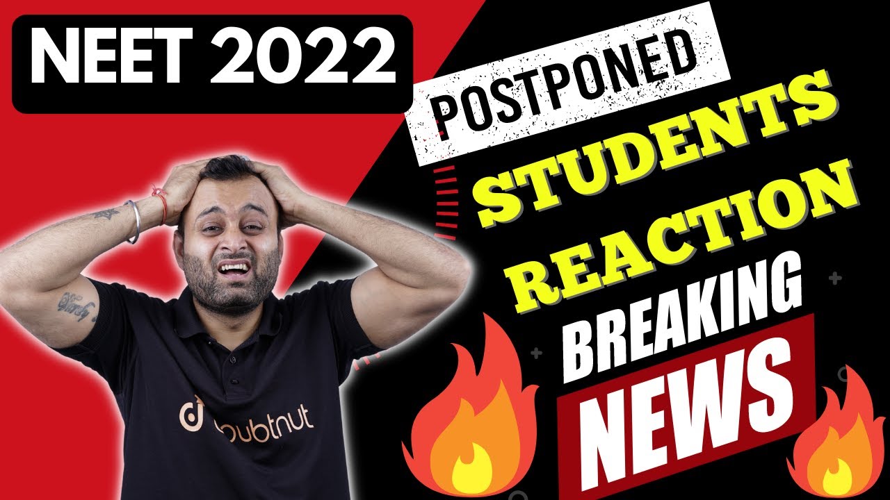 NEET 2022 Postponed Students Reaction  🔥 NEET 2022 Latest News Today | NTA Latest News Today