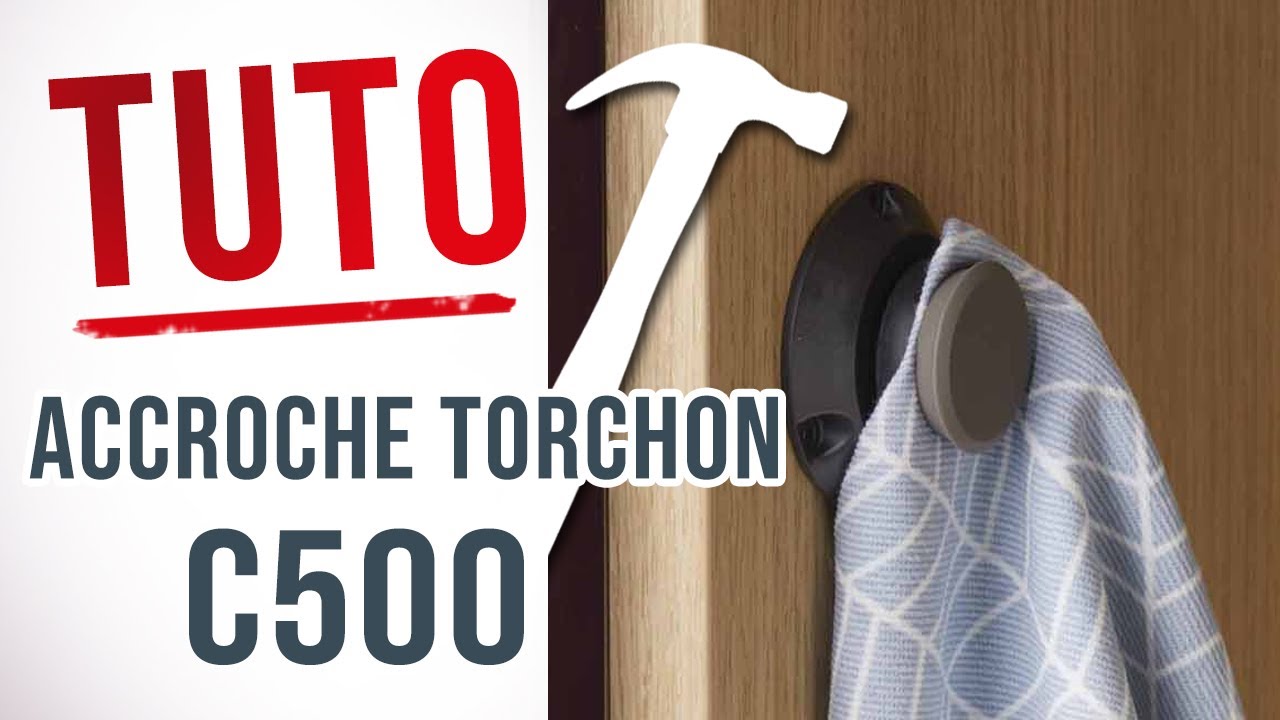 Montage de l'accroche torchon C500