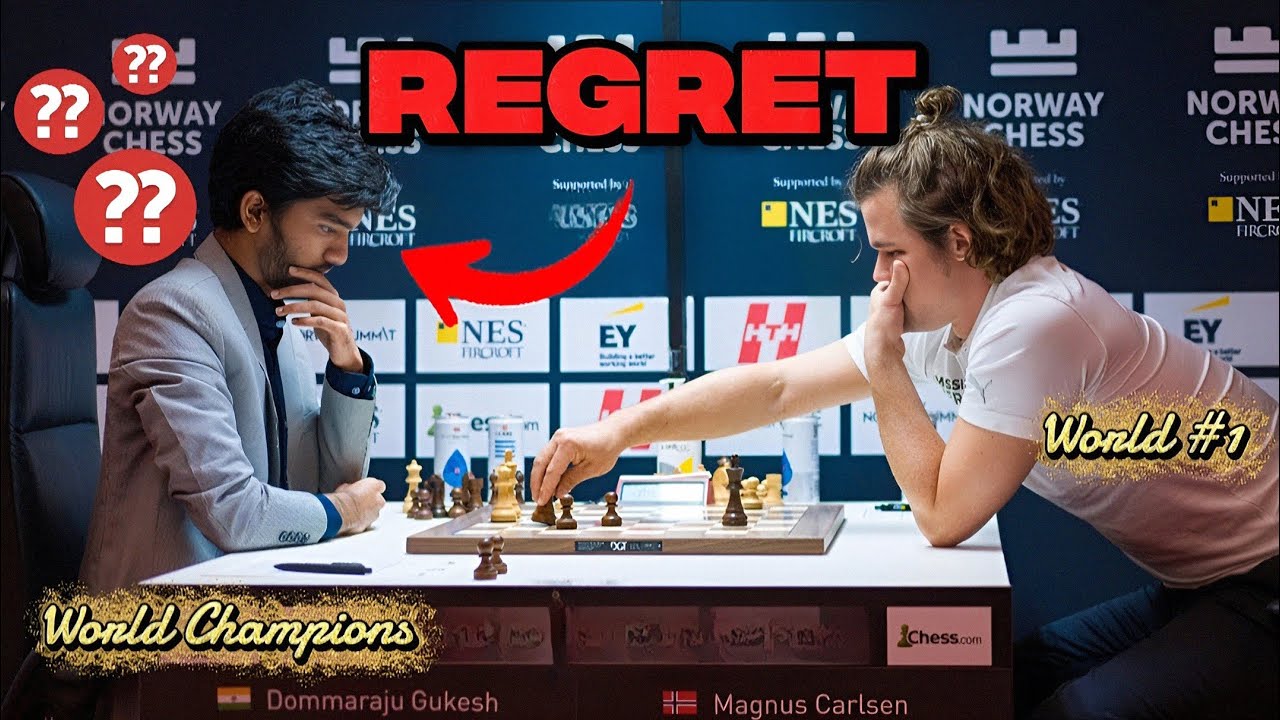 D. Gukesh VS Magnus Carlsen || Norway Chess 2023, Round 7 Armageddon