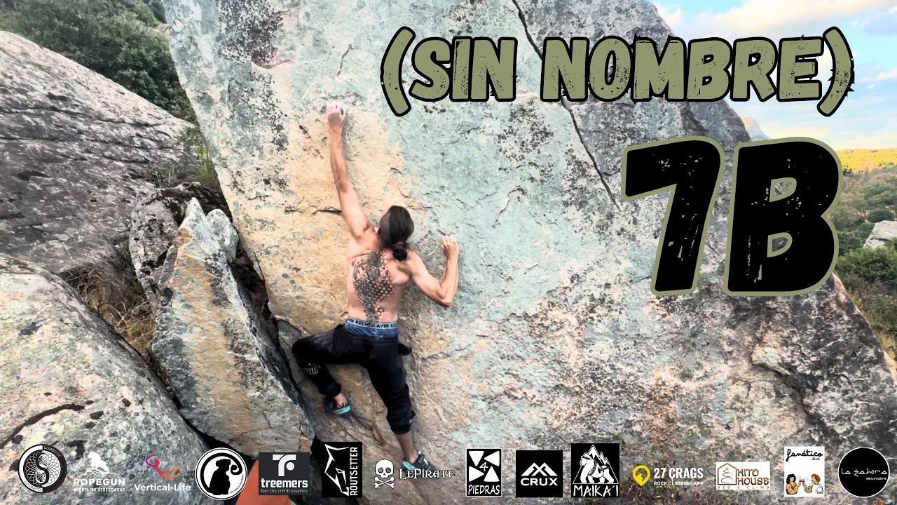 (Sin nombre) 7B | La Cabrera Boulder | Sector Convento
