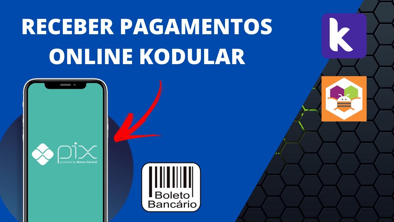 Receber pagamentos online Pix, boleto e cartão Kodular App Inventor Thunkable