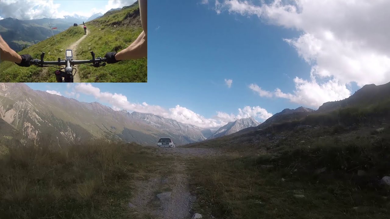 Grand Raid descente secteur Evolène étape 10