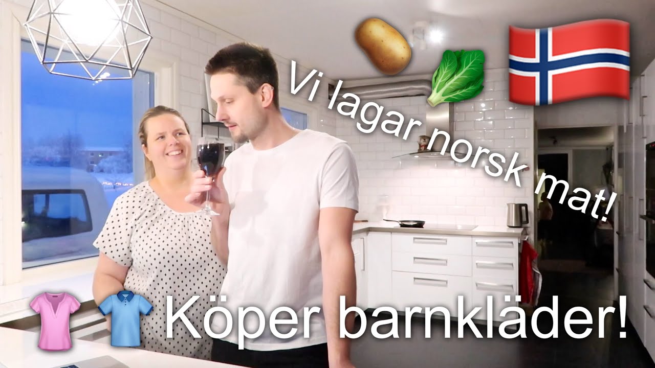 Vlogg 186 - Barnen får testa norsk mat.