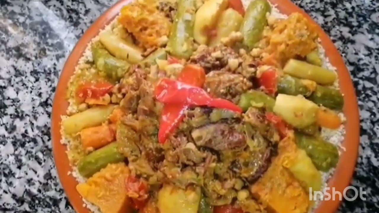 #كسكسو الحمر🇲🇦 البلدي بالكديد كايجي أكثر من رائع جربيه ماغاديش تشبعي منو💥