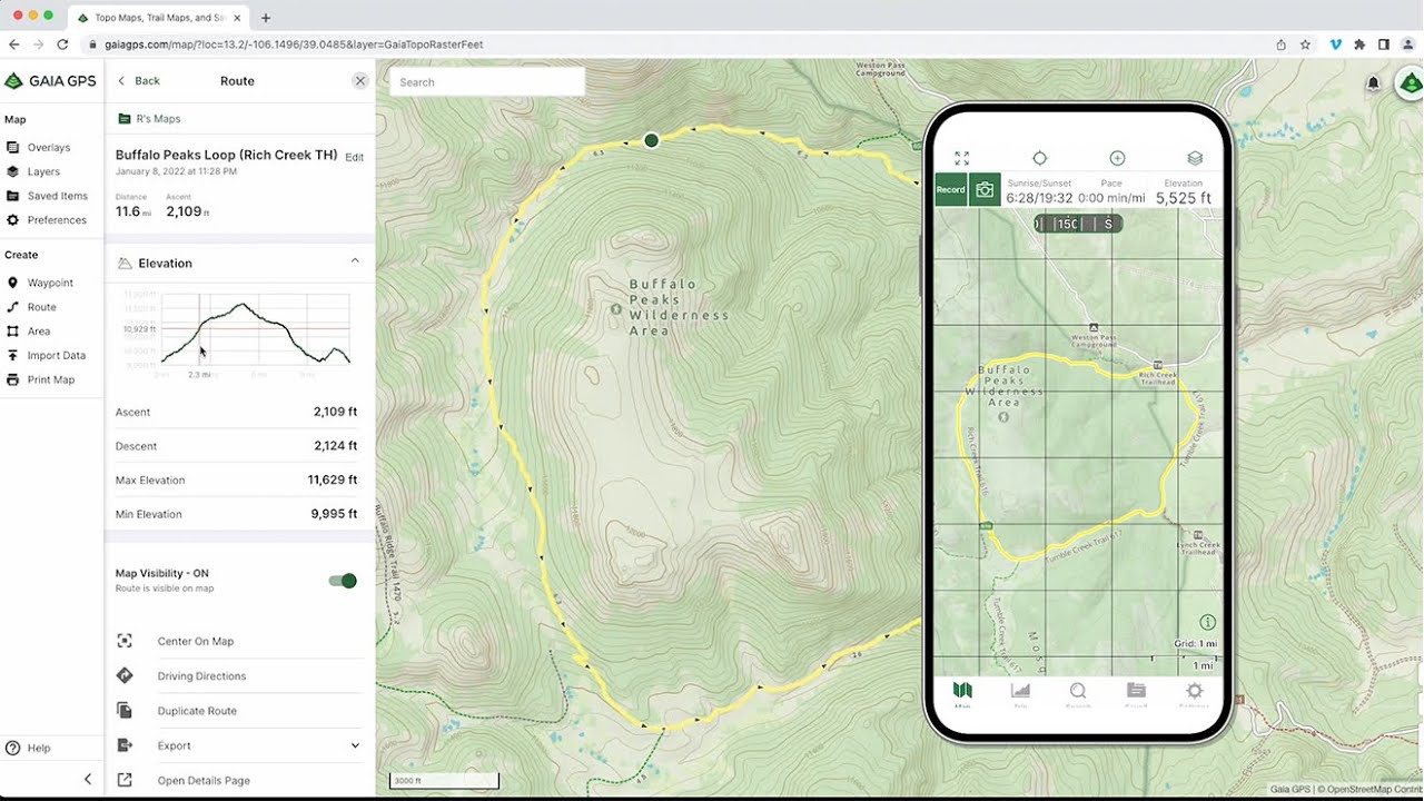 Gaia GPS 101: Creating Your Own Adventure