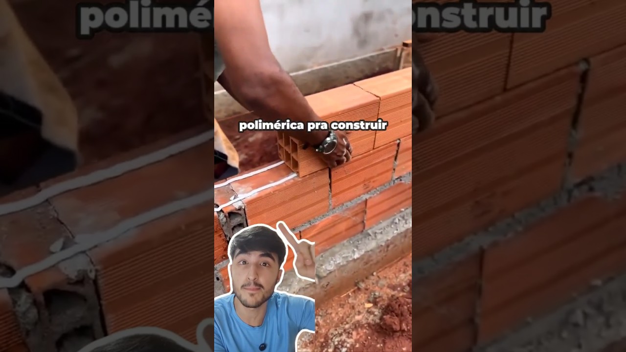 Argamassa polim&eacute;rica pra assentamento de tijolos funciona mesmo? #engenhariacivil #obra