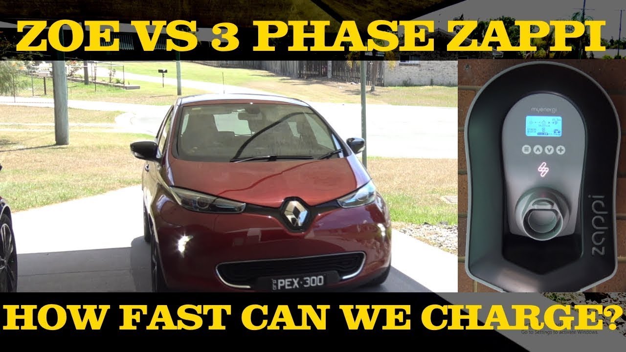 Zoe vs 3 Phase Zappi - How Fast Can We Charge From Only Solar?