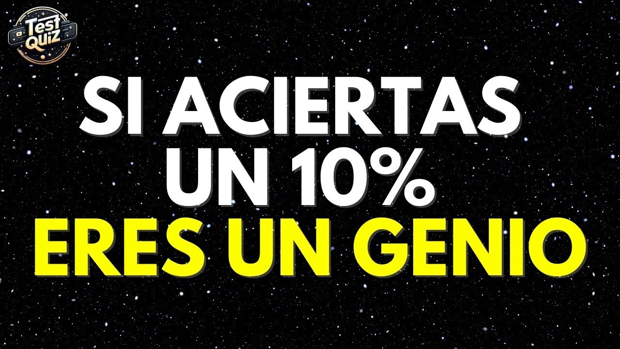 50 Preguntas de CULTURA GENERAL DIFICILES Y SIN OPCIONES 🔥 ~ Si logras acertar el 10% eres un GENIO🧠
