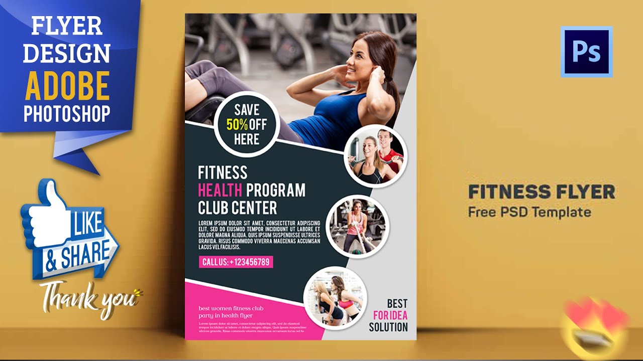 How to Create a Professional Fitness Flyer in Photoshop