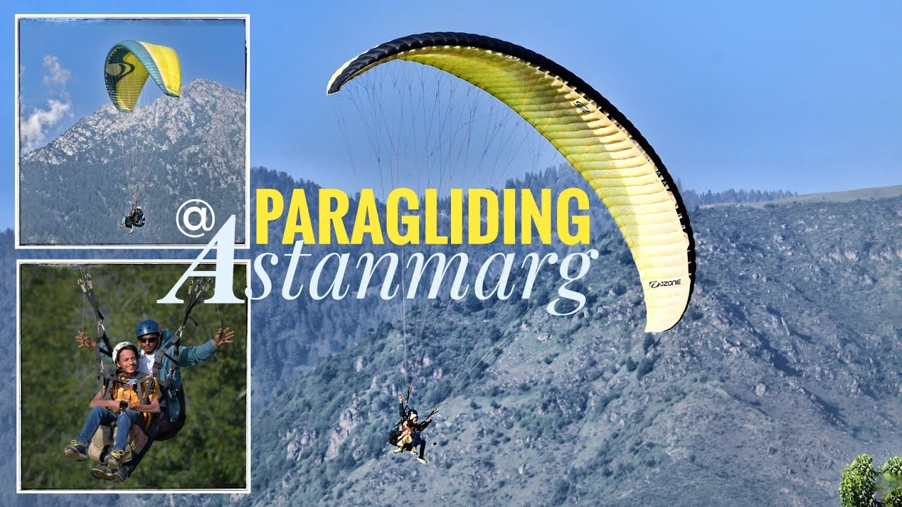 Paragliding in Srinagar - Kashmir | Astanmarg Dara Heights | Epic Adventure Ride#kashmir#paragliding