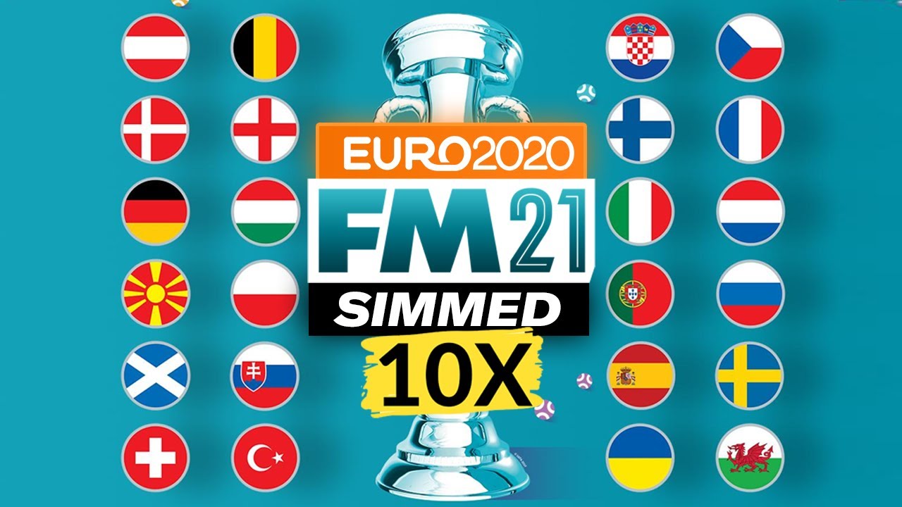 10 TIMES We Simmed Euro 2021 on FM21 and this is what happened