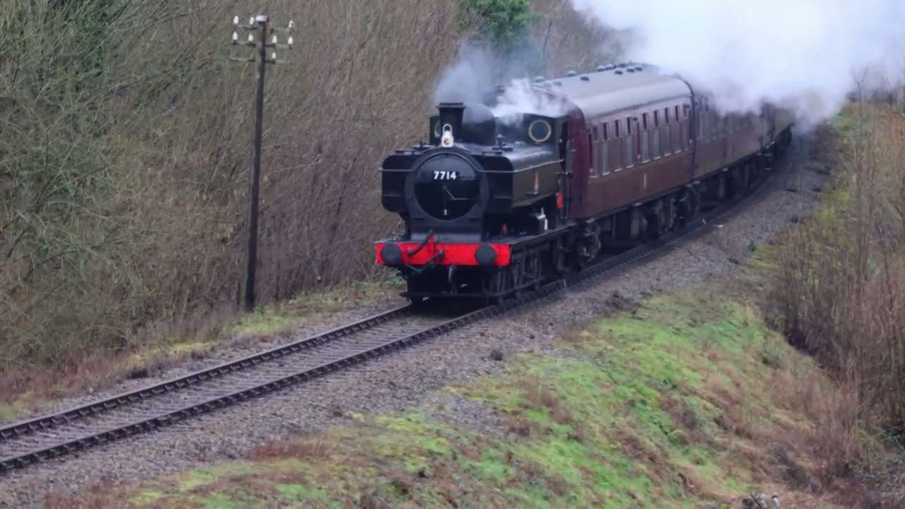 Trains at Highley Engine House on the SVR 19th February 2026