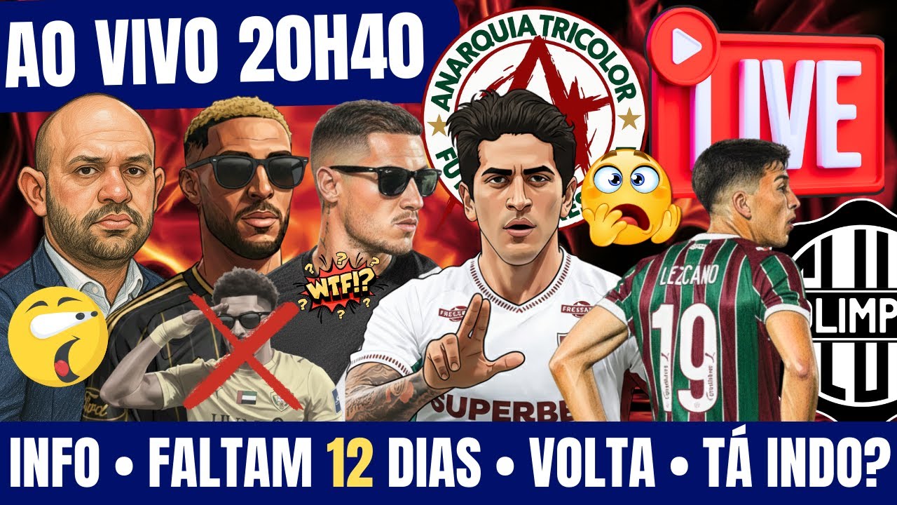 🔴 AO VIVO • LA NEGOCIANDO SUBSTITUTO? • OI?😐 • CANO VOLTANDO • JOGADOR DE SAÍDA PRO OLIMPIA?