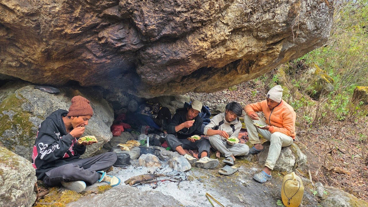 Real Nepali Mountain Village Life | Hard Life in Cave  | Rural Life in Nepal | Living in Cave |