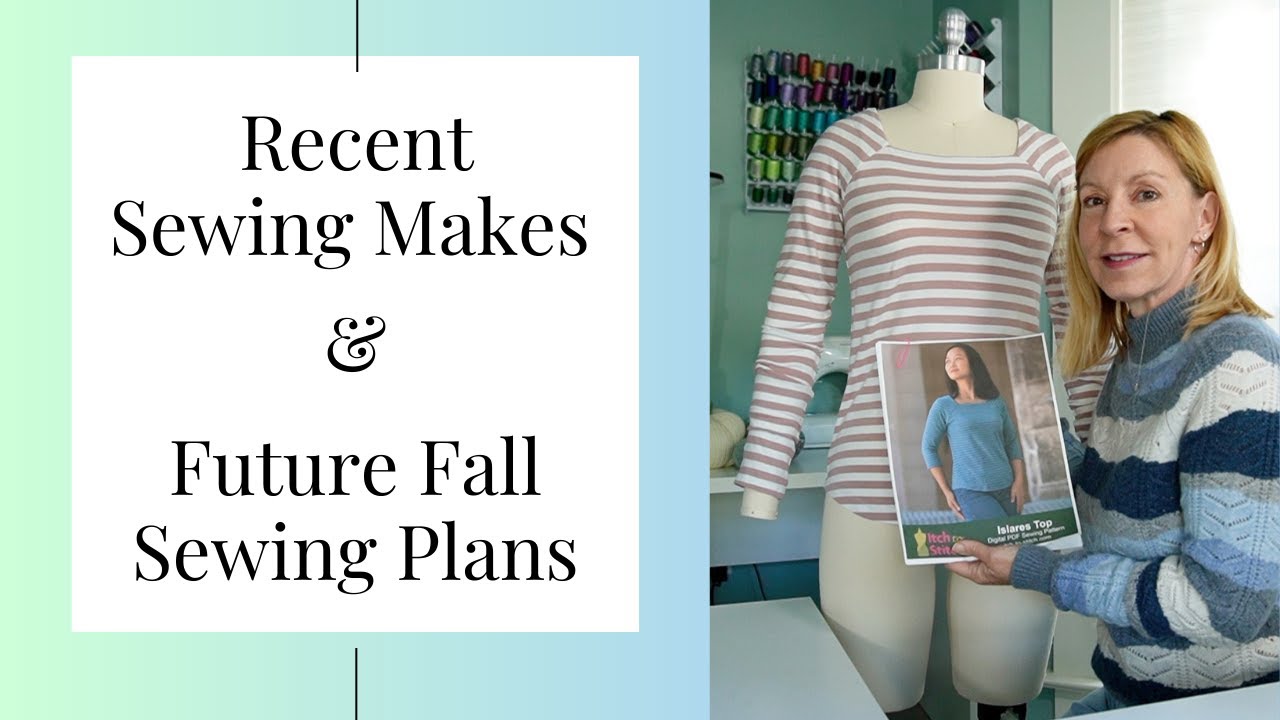 Review of Itch To Stitch Islares Top | Sewing Studio Fabric Haul | Hathor Vest from I AM Patterns