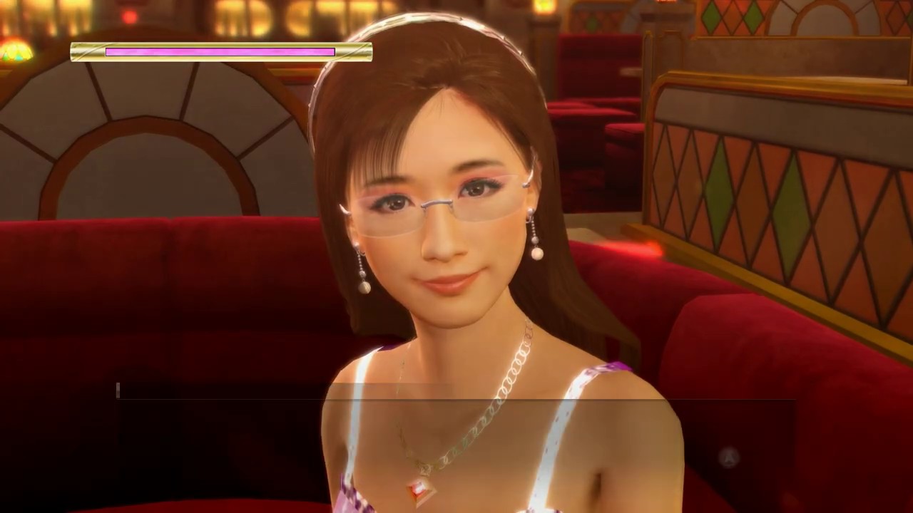 Yakuza 0 - Hibiki's training - customer service  2