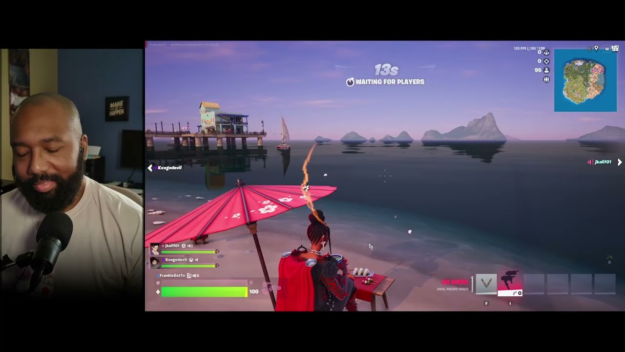 Twitch VOD | Splitgate Arena Reloaded Day 1… I Wasn’t Ready + Fortnite-Prelims w/ @jkalifgaming01