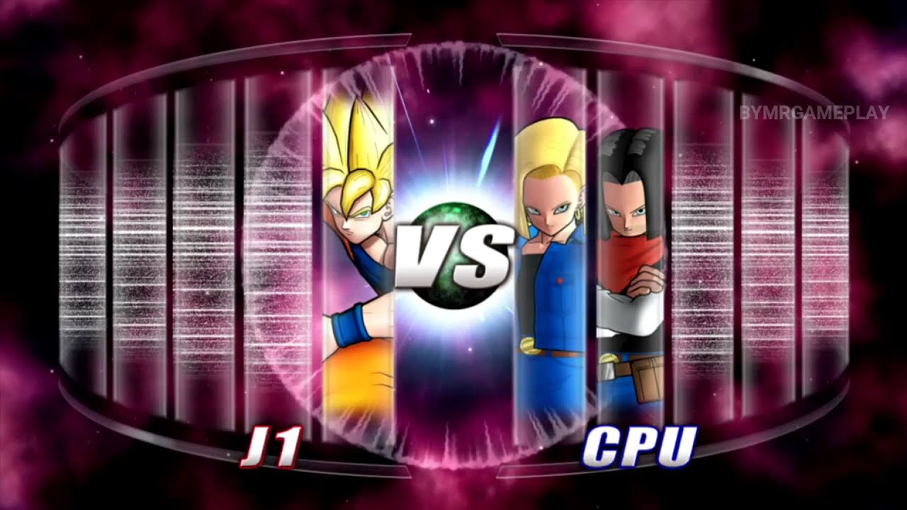 Dragon Ball Raging Blast 2 Goku vs 17 y 18