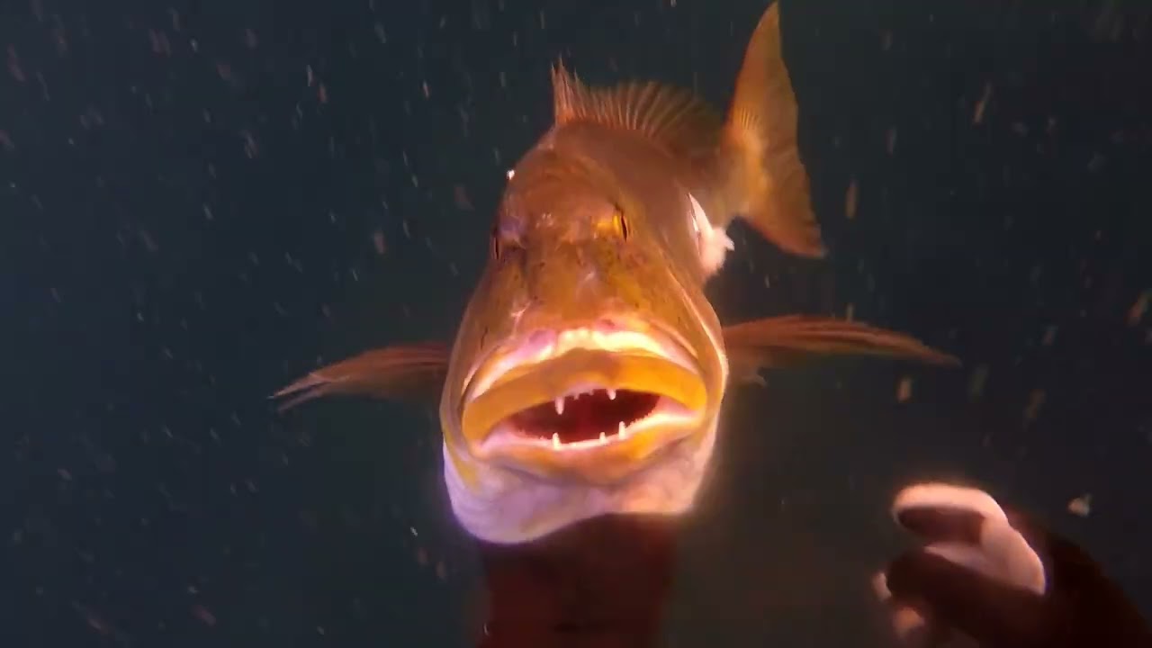 Pesca Submarina en el estrecho: Entre la cota -7 y -21 m.