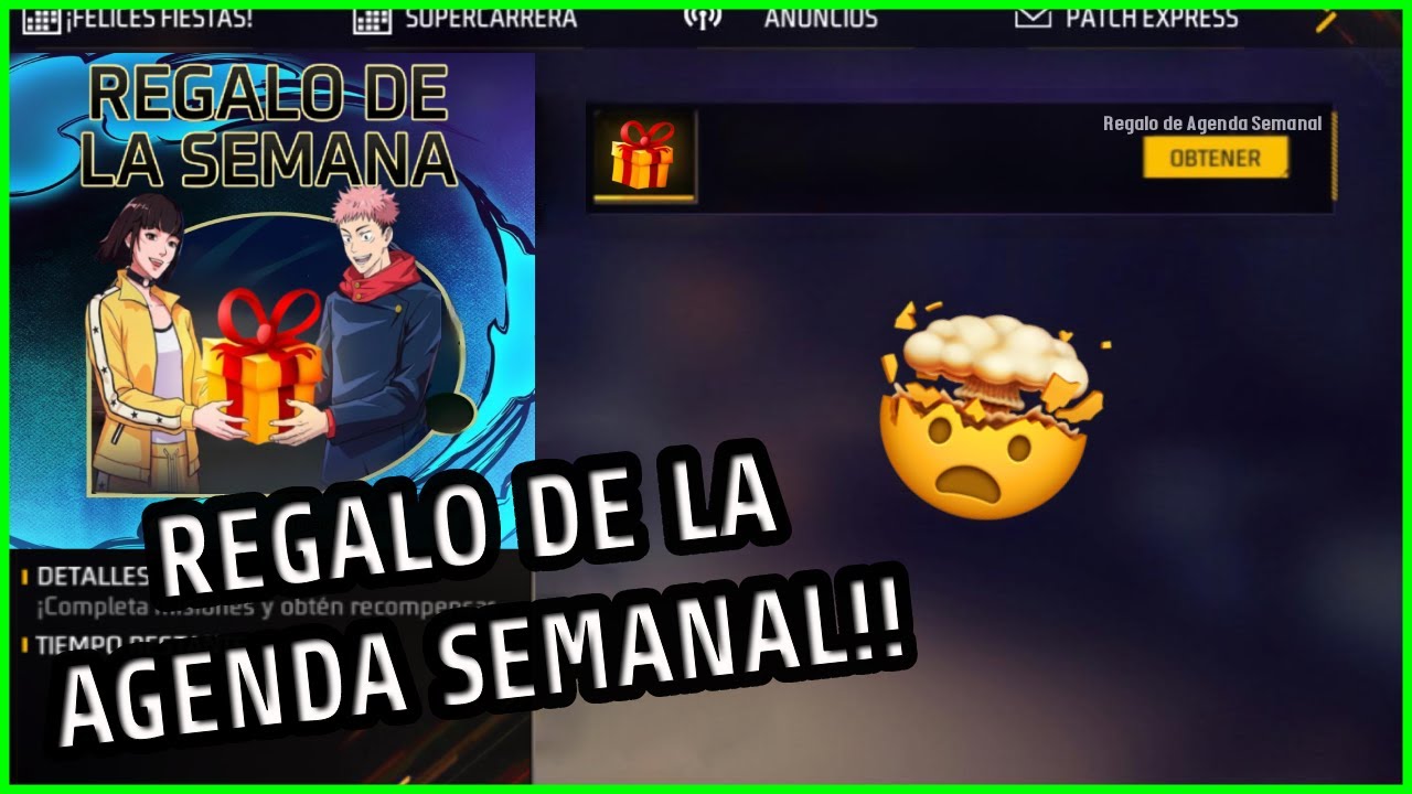 🔥 REGALOS ESCONDIDOS 😱 | AGENDA SEMANAL DE JUJUTSU KAISEN EN FREE FIRE FF latam