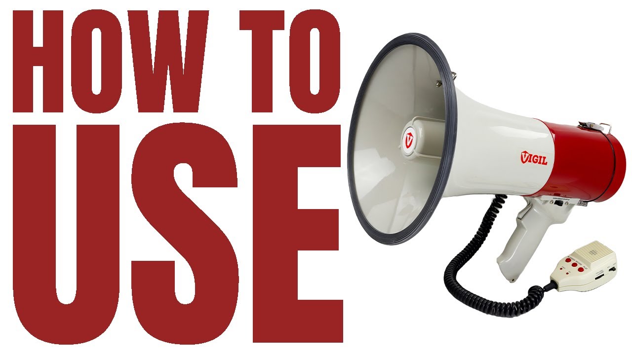 Your Guide To The 20W Lightweight Megaphone