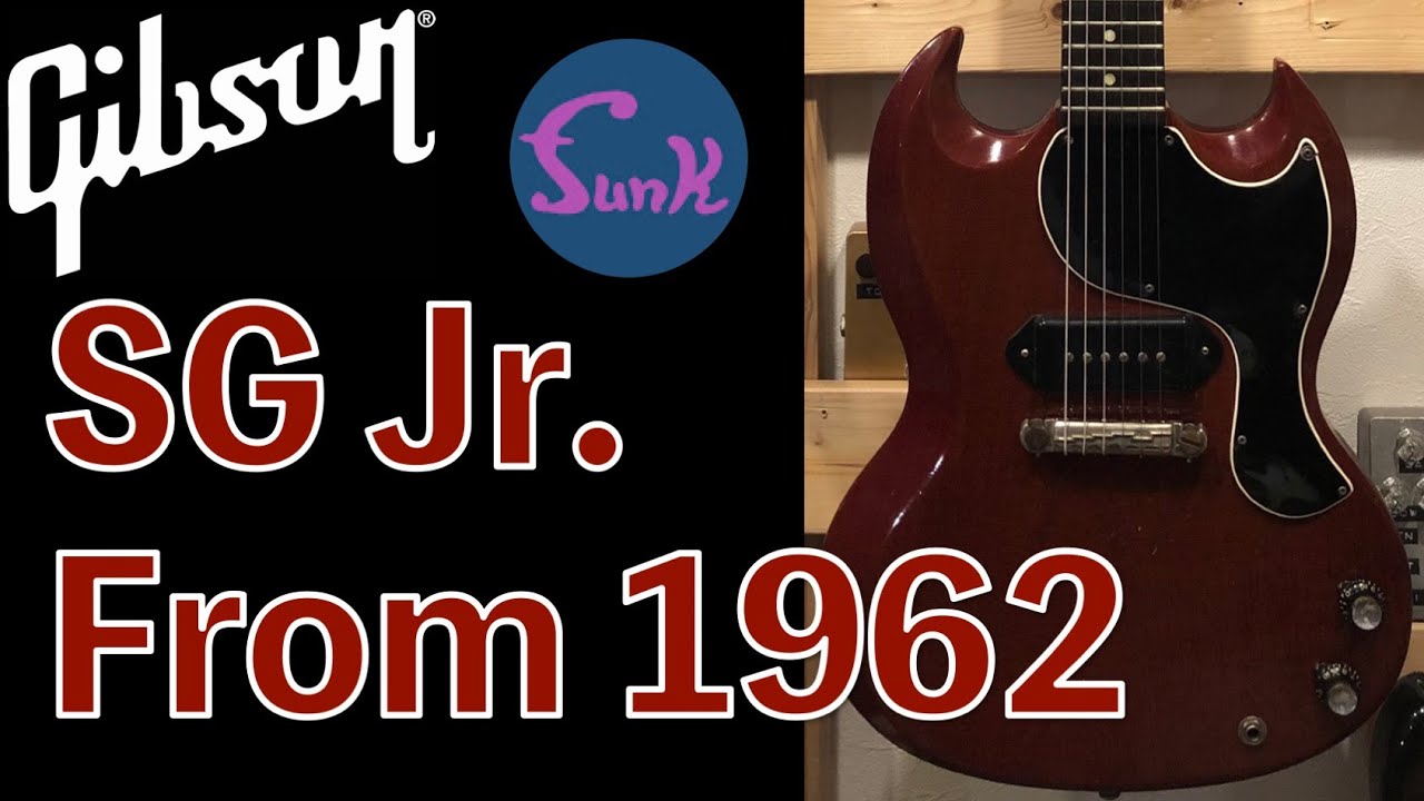 【販売済】ホンマホ ハカランダ 使ってます！フルオリの1962年製 Gibson Sg Jr.が入荷！- ギター屋 funk ojisan