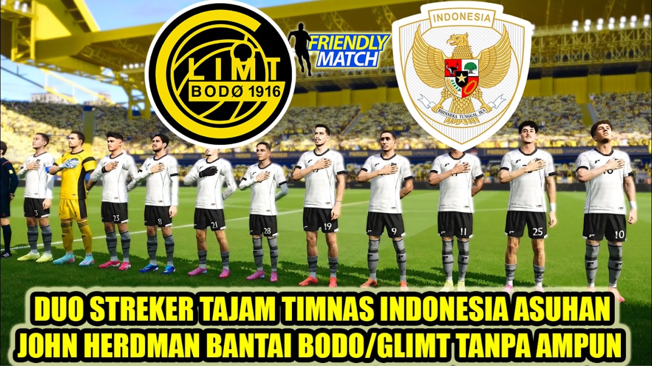 INDONESIA DITANTANG TEAM SI PEMBUNUH RAJA LIGA CHAMPIONS FK BODO/GLIMT | UJICOBA INDONESIA 2026 PES