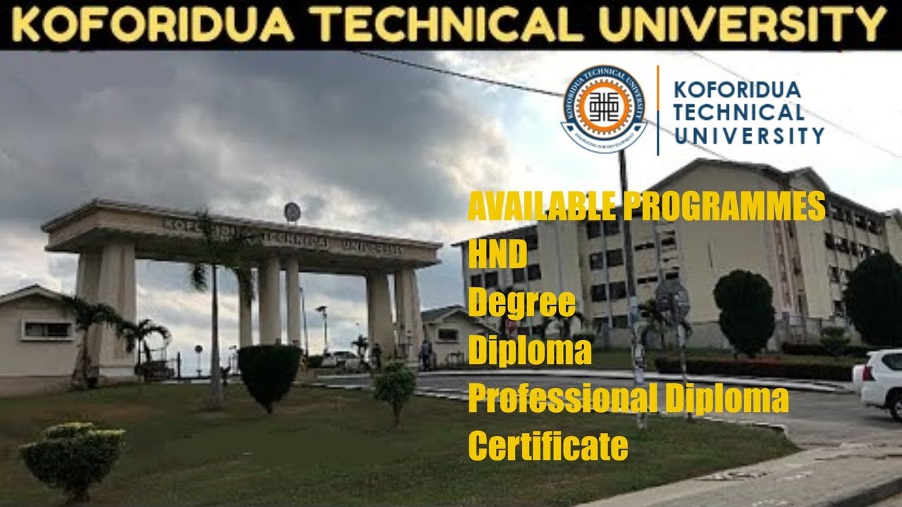 Admissions requirements for Koforidua Technical University 2021/22