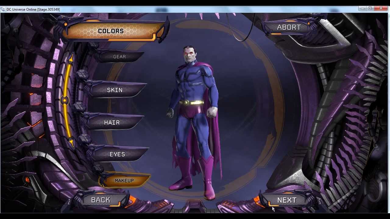 DCUO Character Creation Bizarro