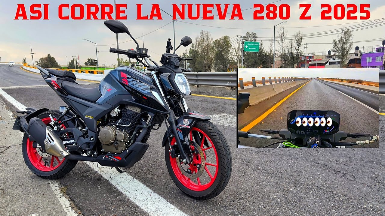 TOP SPEED ITALIKA 280Z 2025🏁😱 SALE DURÍSIMO !!✅ LA MEJOR MOTO DE LA MARCA🔥 ESTA A LA VENTA😱😭