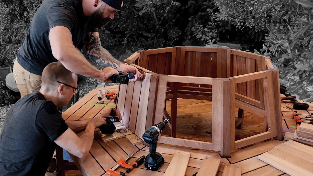 We built a garden bench for NEIL PATRICK HARRIS.