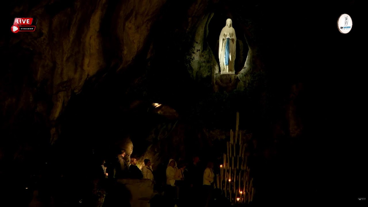 🔴 Lourdes Live | Notre-Dame de Lourdes Sanctuary Live Stream | Holy Mass & Grotto Prayer