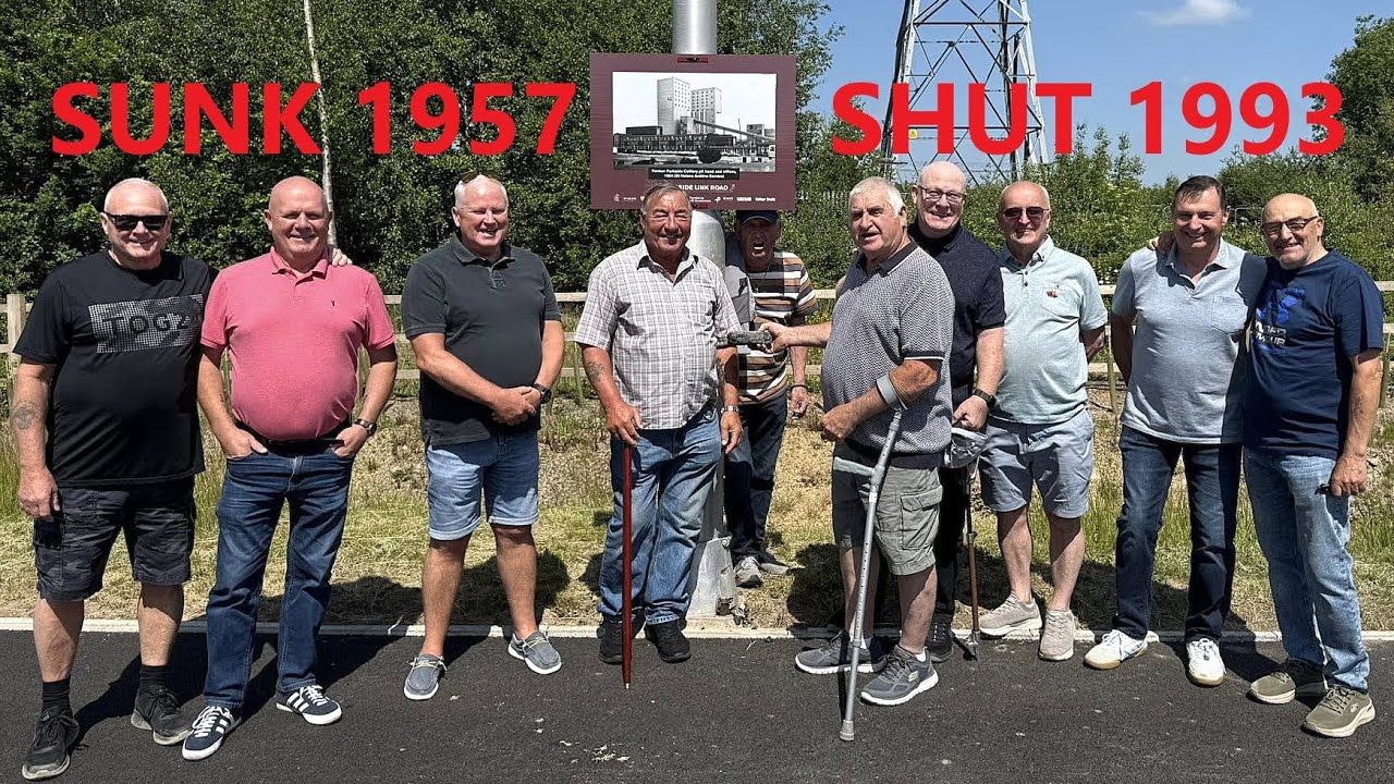 Tribute To The Proud Coal Miners Of Parkside Colliery.