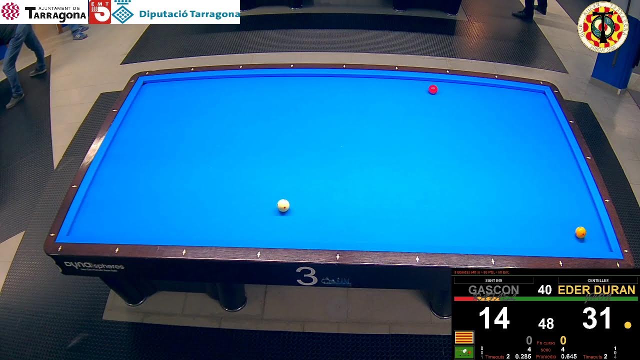 3 BANDAS 1a QUALIFICACIO J. EDER (C.B. CENTELLES ) VS  R. GASCON (C.B. SANT BOI)